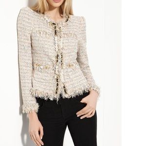 McGinn ‘Elizabeth’ Metallic Bouclé Jacket